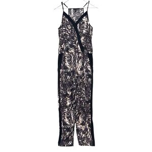 Banana Republic Sleeveless Colorful Tapered Leg Jumpsuit Size 14